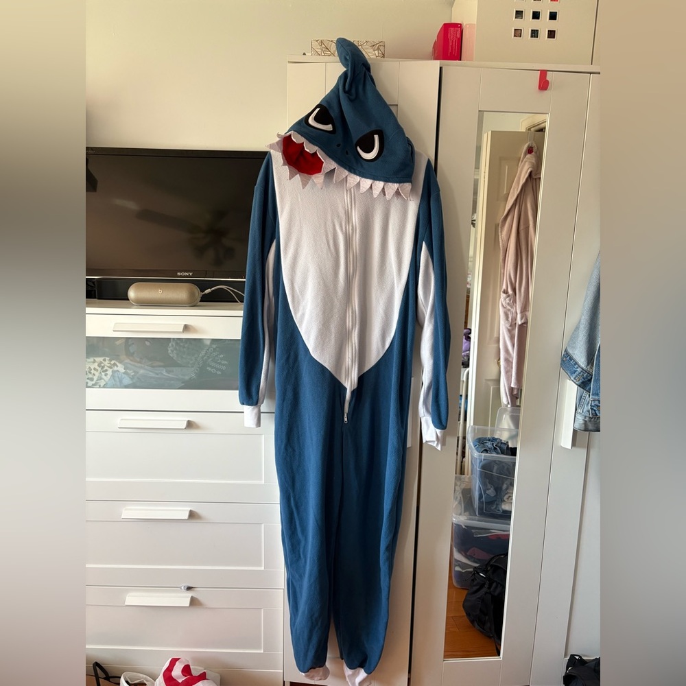 Blue Shark Adult Onesie